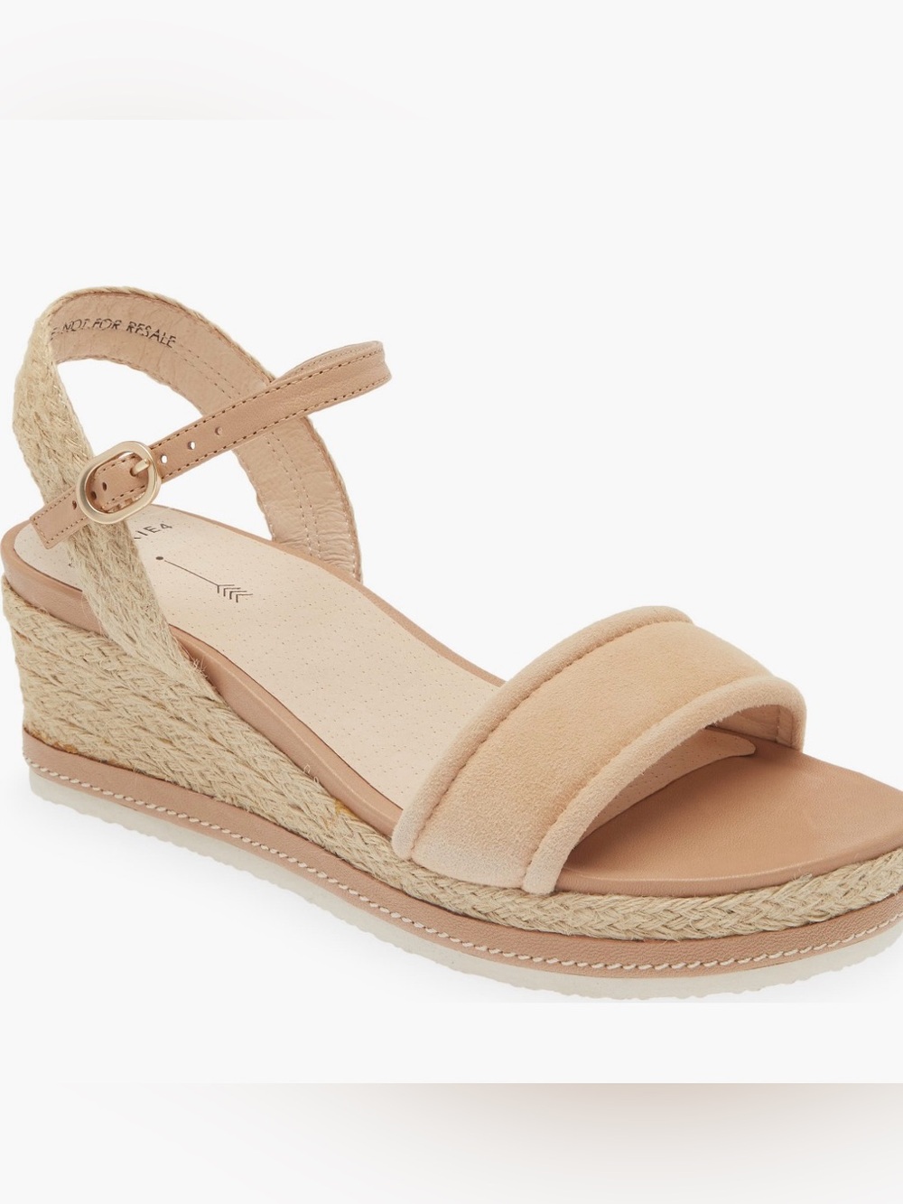 Frankie4 Harris Espadrille Sandal in Camel Suede Size 9.5